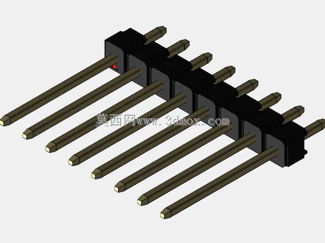 DS1021彩色公头钉100毫米(2.54毫米)系列