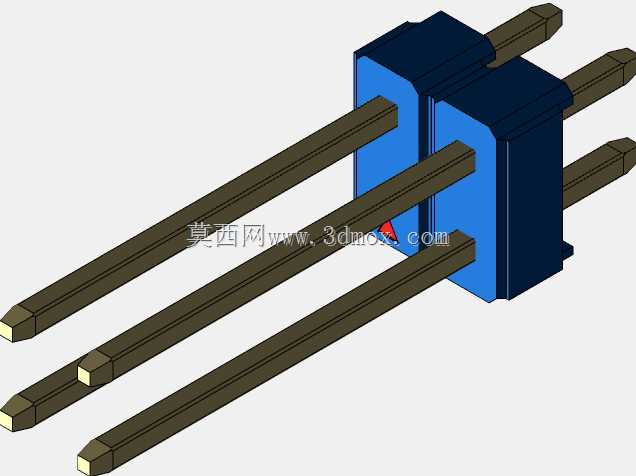 DS1021彩色公头钉100毫米(2.54毫米)系列