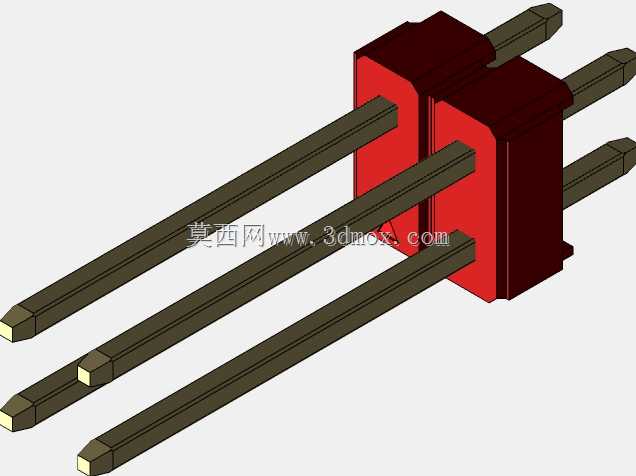 DS1021彩色公头钉100毫米(2.54毫米)系列