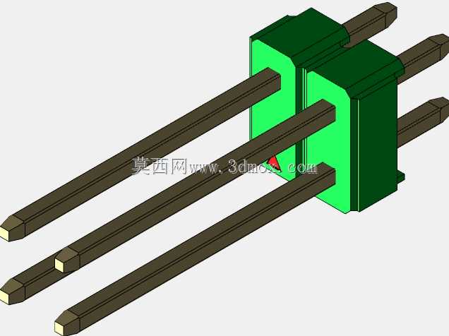 DS1021彩色公头钉100毫米(2.54毫米)系列