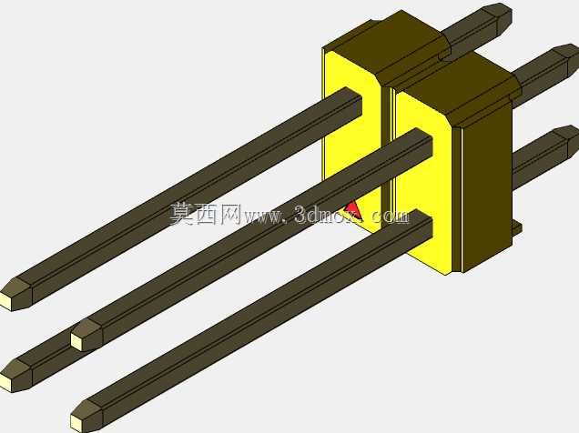 DS1021彩色公头钉100毫米(2.54毫米)系列