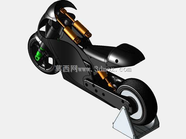 RC 3D打印超级自行车,RC MotoGp风格的抓地自行车