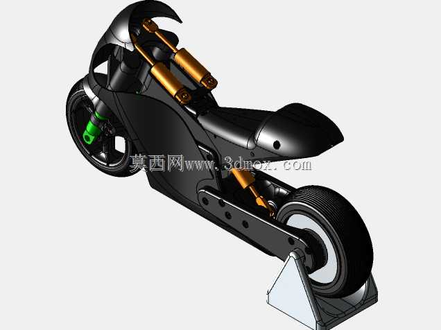 RC 3D打印超级自行车,RC MotoGp风格的抓地自行车