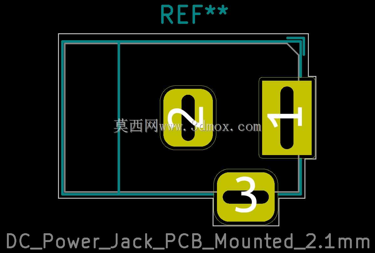 KiCAD��Arduino DCͰ��ǧ�ﶥ2.1mm