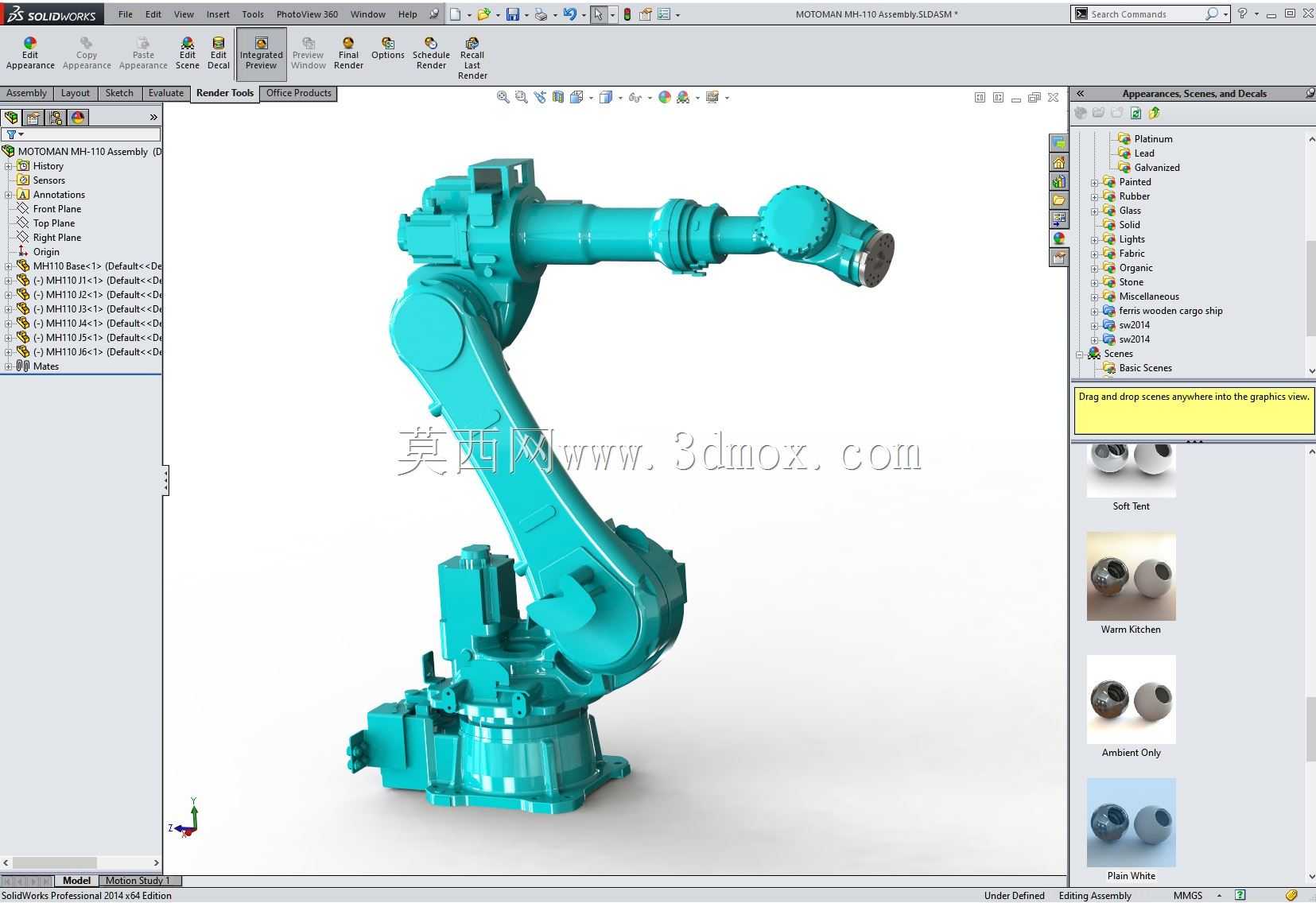 Motoman MH110六轴高速机器人