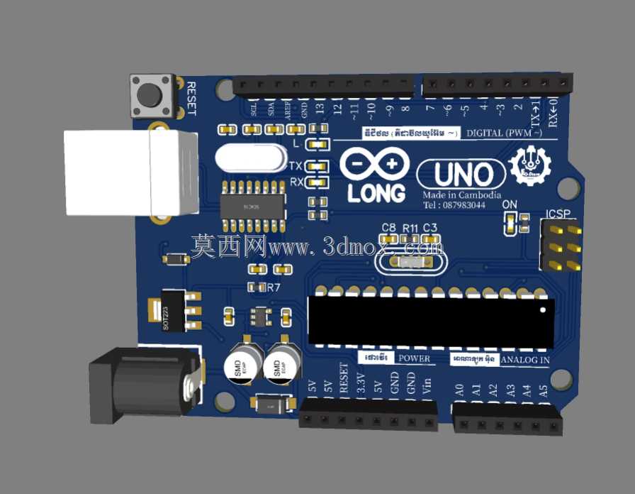 3D Arduino Uno R3