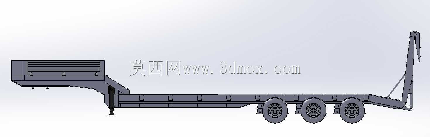 3轴低地拖车-3丁吉利低地三叶草