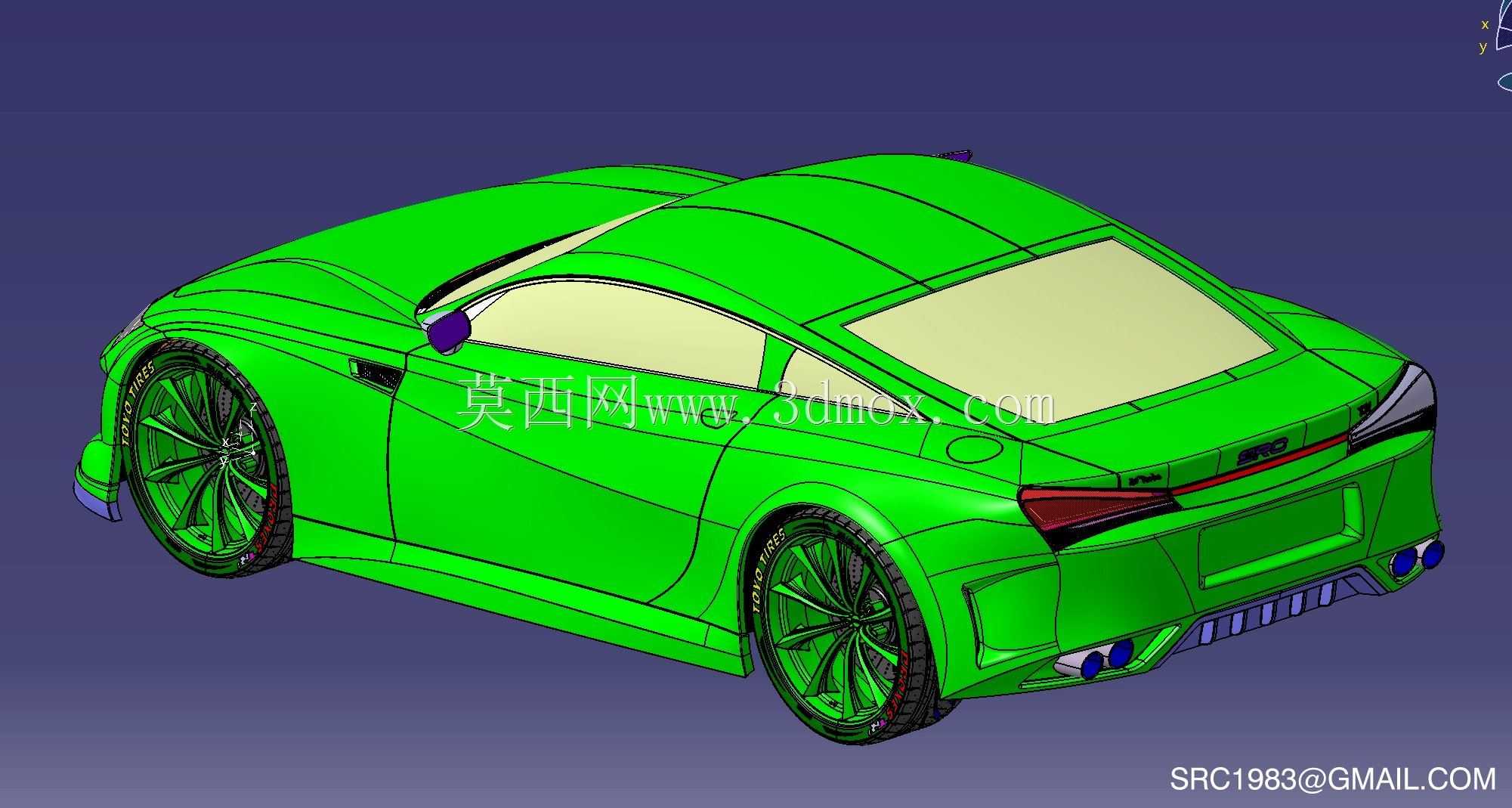 SRC ZZ1跑车项目。