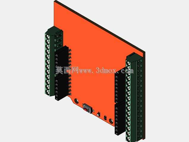 KiCAD的PCB接线板DEG381-3.5