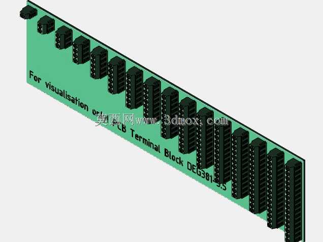 KiCAD的PCB接线板DEG381-3.5