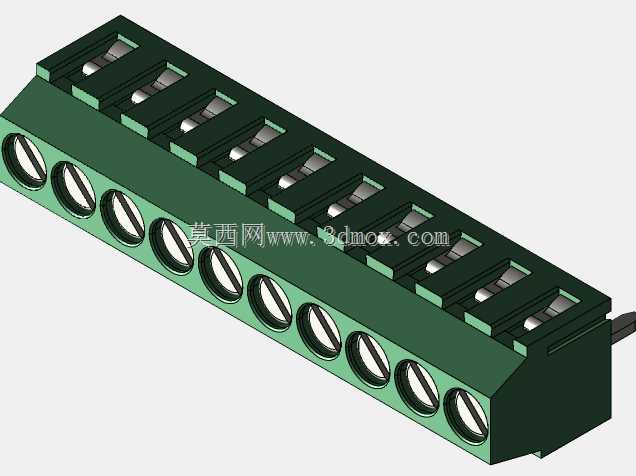 KiCAD的PCB接线板DEG381-3.5
