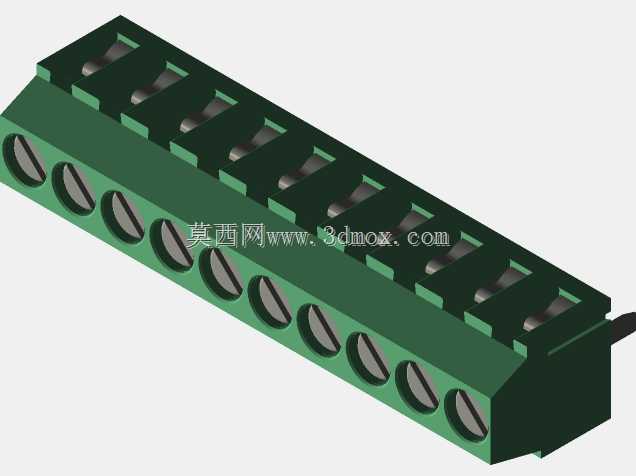 KiCAD的PCB接线板DEG381-3.5