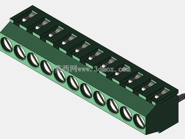 KiCAD的PCB接线板DEG381-3.5