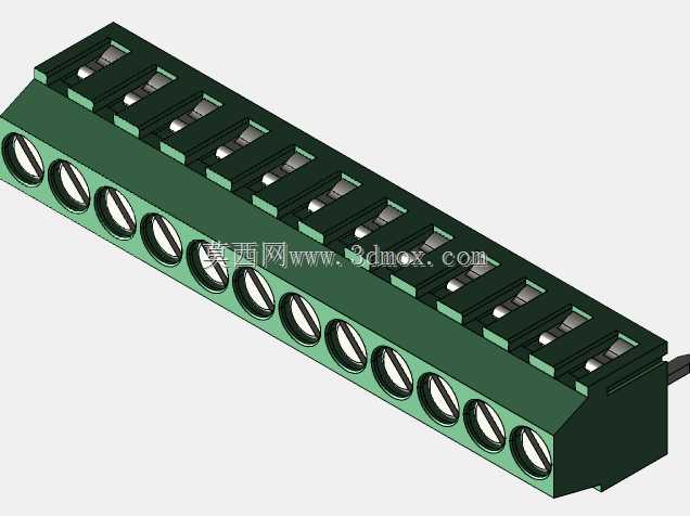 KiCAD的PCB接线板DEG381-3.5
