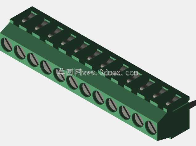 KiCAD的PCB接线板DEG381-3.5