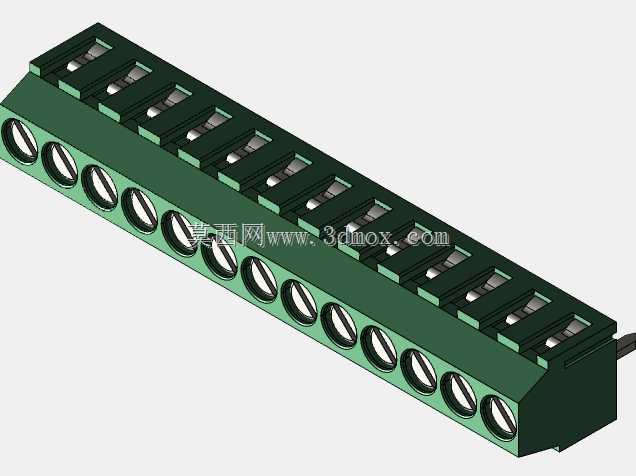 KiCAD的PCB接线板DEG381-3.5