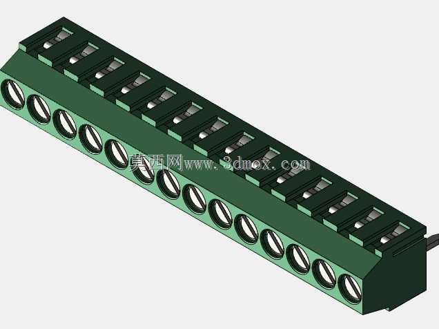 KiCAD的PCB接线板DEG381-3.5