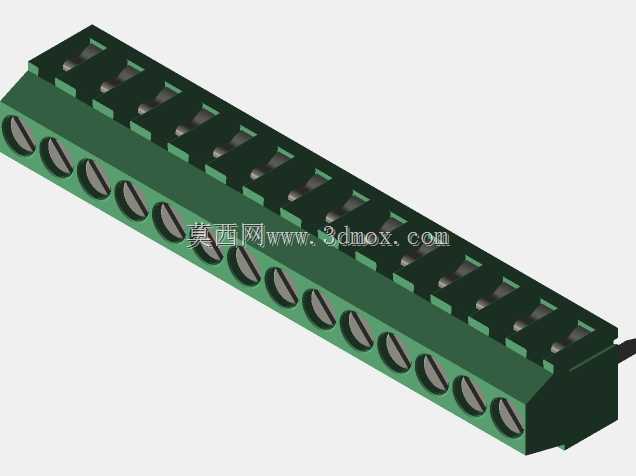 KiCAD的PCB接线板DEG381-3.5