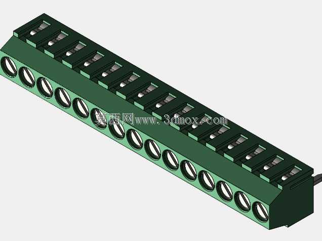 KiCAD的PCB接线板DEG381-3.5