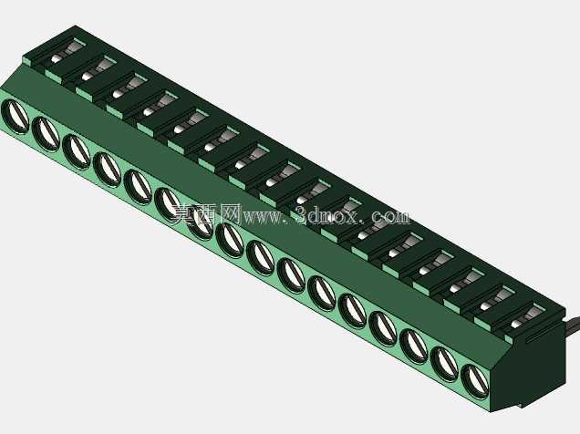 KiCAD的PCB接线板DEG381-3.5
