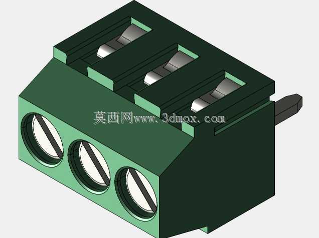 KiCAD的PCB接线板DEG381-3.5