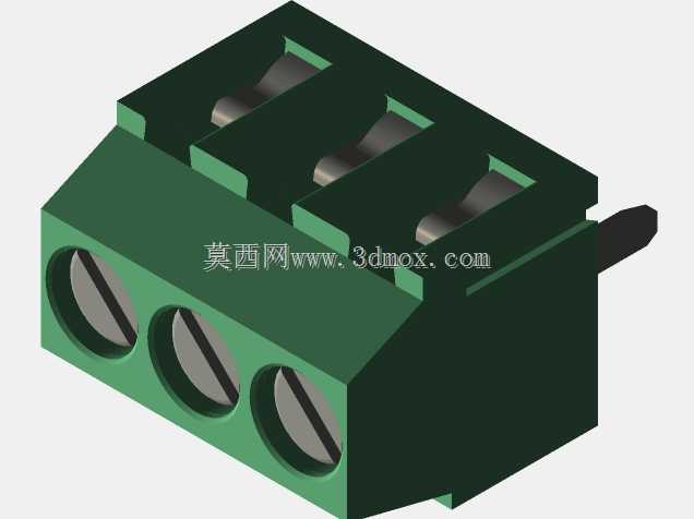 KiCAD的PCB接线板DEG381-3.5