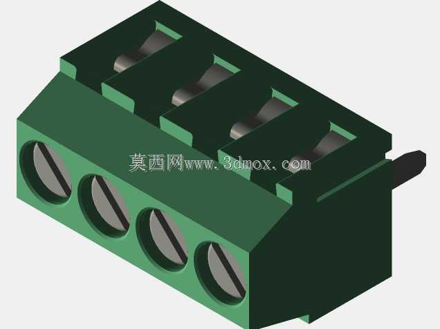 KiCAD的PCB接线板DEG381-3.5