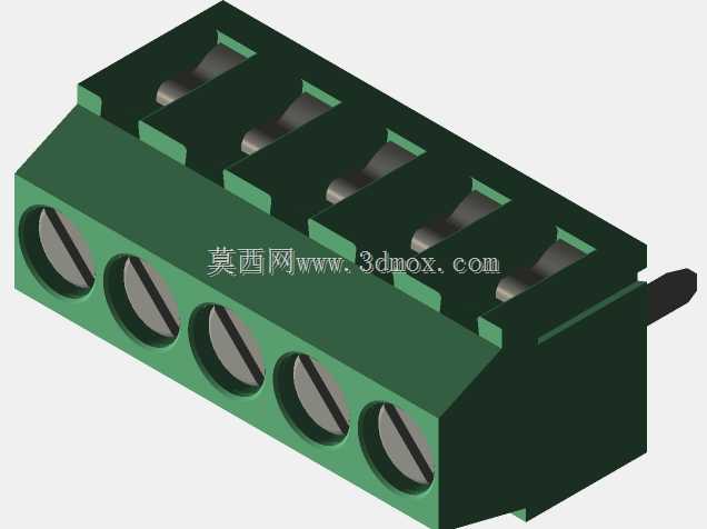 KiCAD的PCB接线板DEG381-3.5