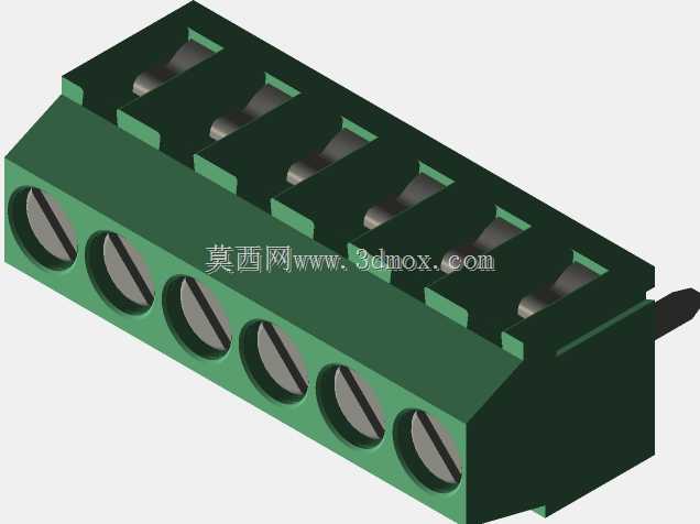 KiCAD的PCB接线板DEG381-3.5