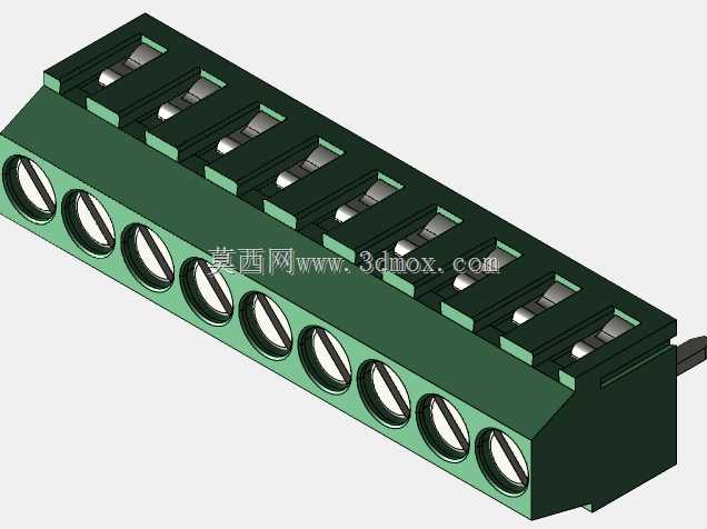 KiCAD的PCB接线板DEG381-3.5