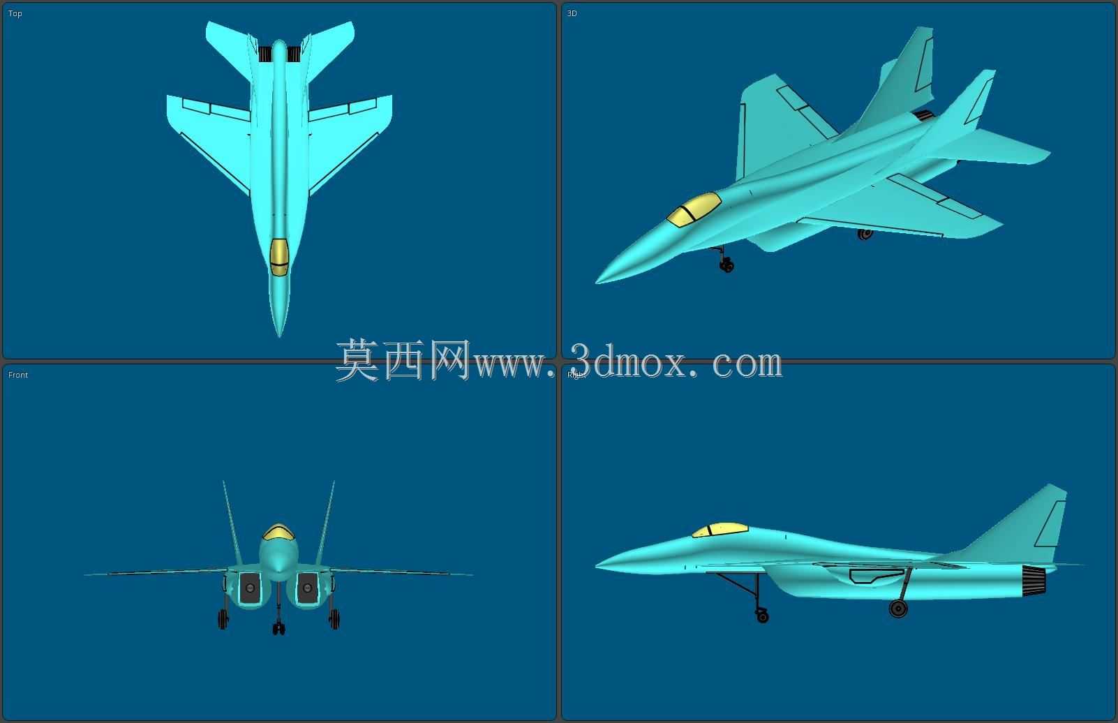 俄罗斯米格-29战斗机实体装配模型