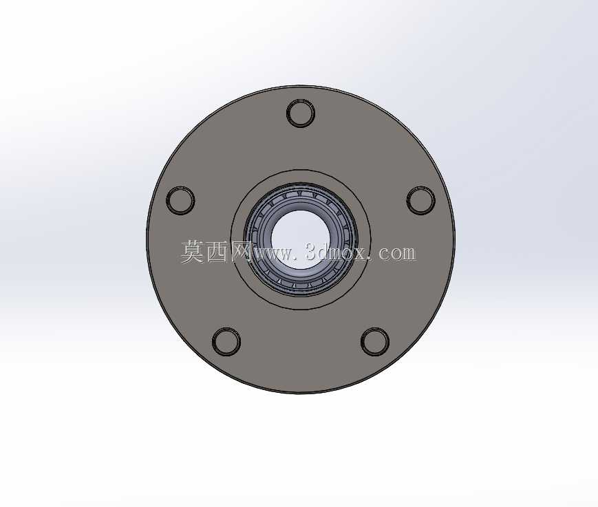 用于2K Lbs轴13“至15”车轮的拖车惰轮轮毂总成-4-1/2“上的5个”