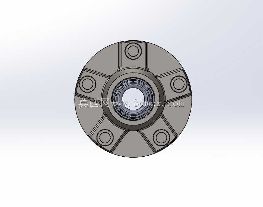用于2K Lbs轴13“至15”车轮的拖车惰轮轮毂总成-4-1/2“上的5个”