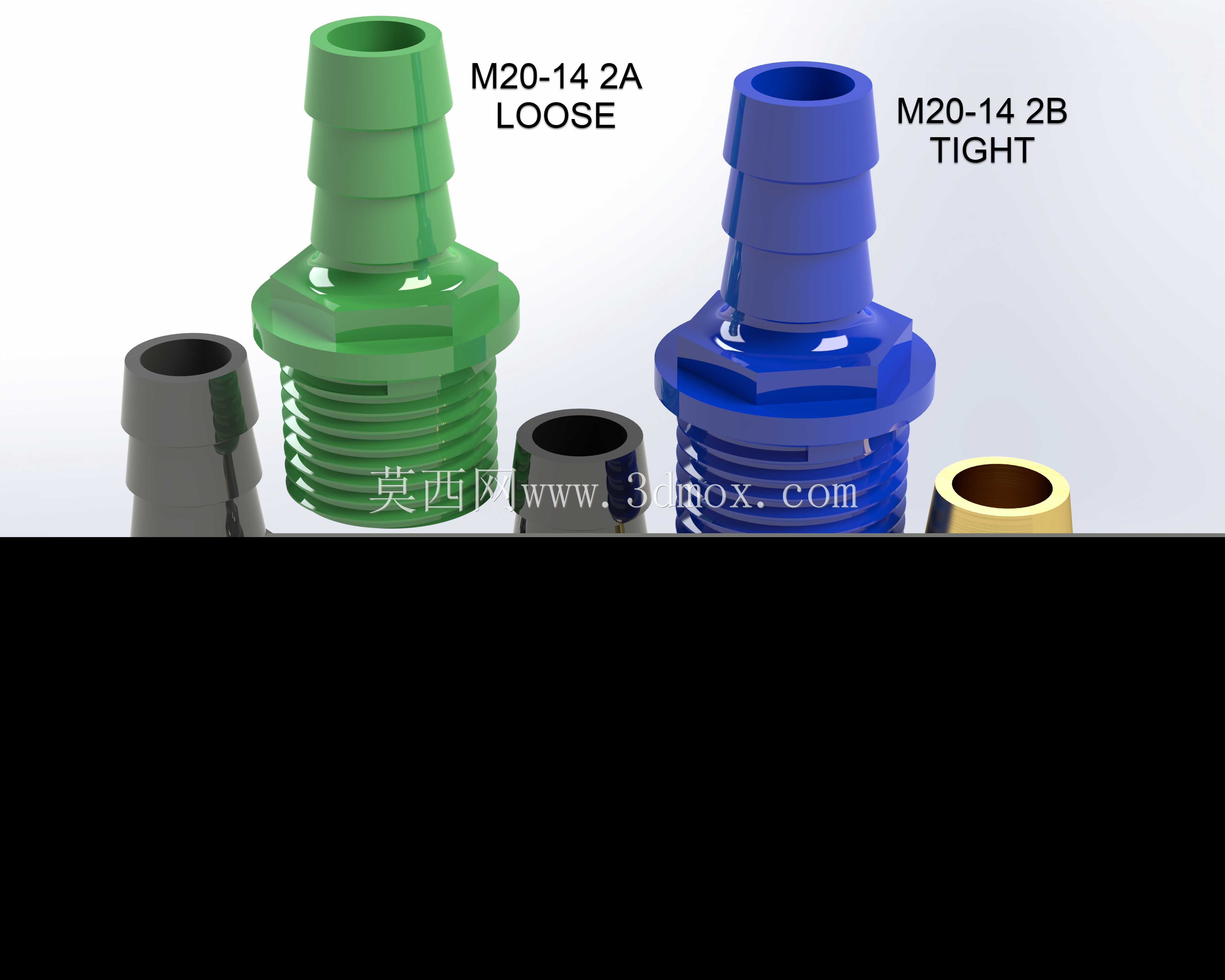 1/2“叉形适配器,适用于廉价潜水泵
