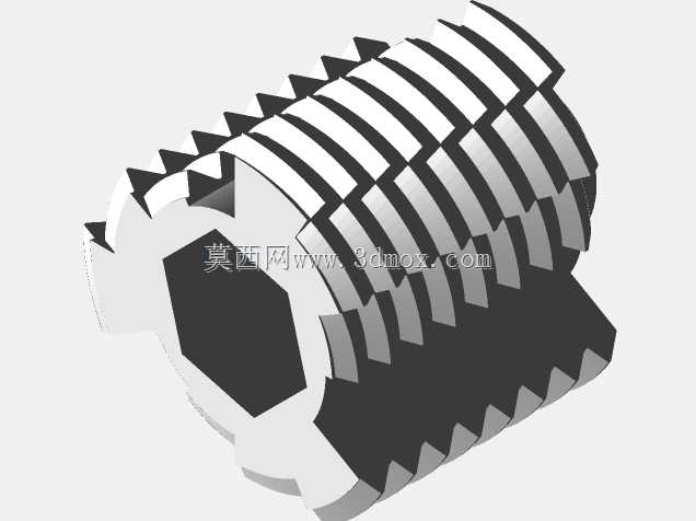 Welin Breech Lock三维模型