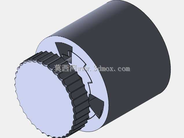 Welin Breech Lock三维模型
