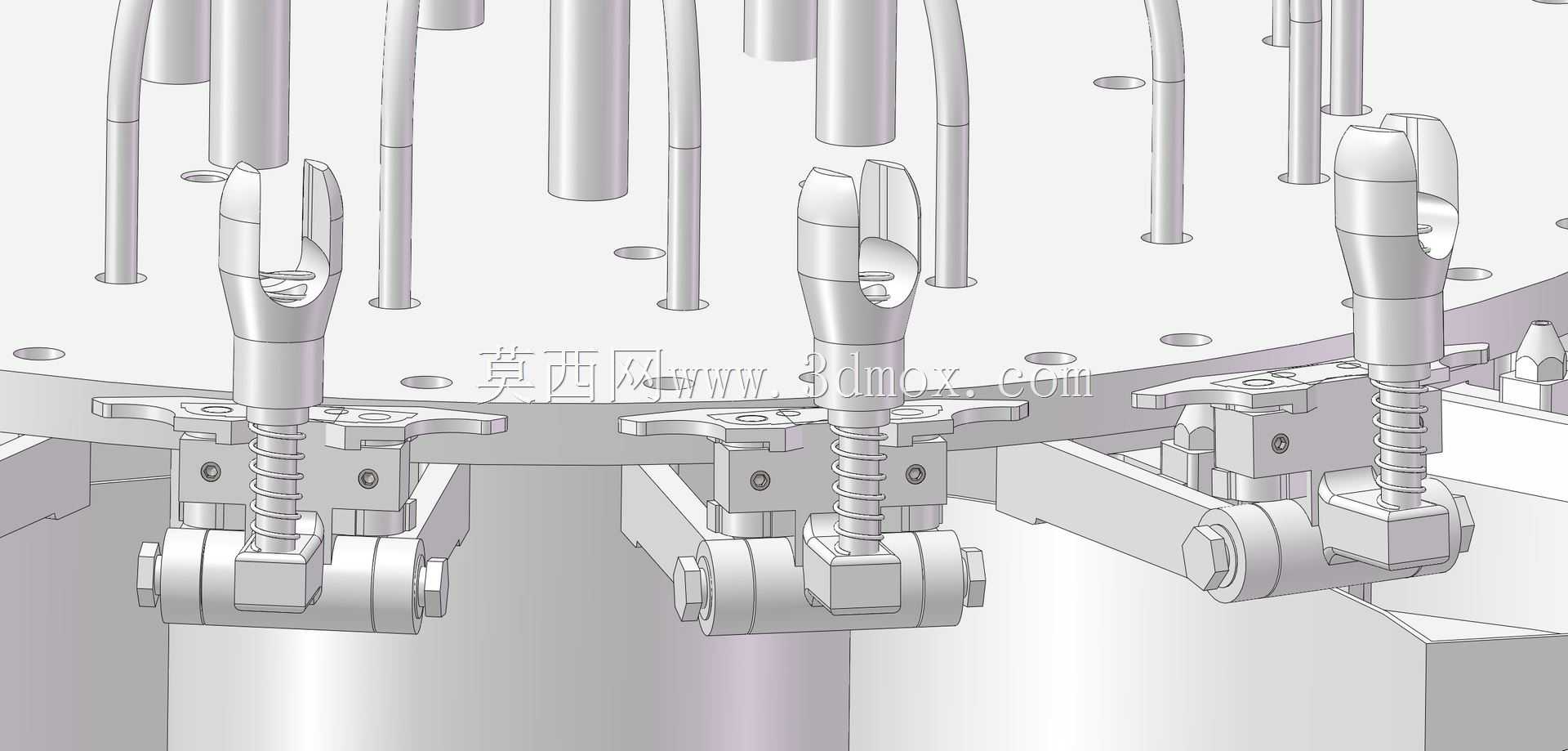 18头旋转灌装机3D模型