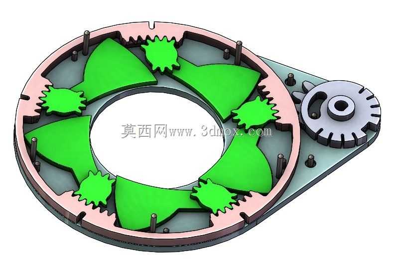 D50M5B-TY2用于3d打印的机械机构3d打印模型