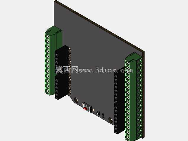 KiCAD的PCB接线板间距3.5mm