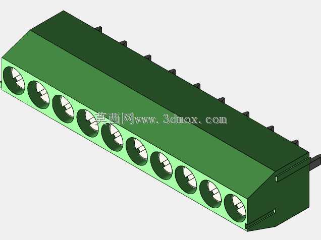 KiCAD的PCB接线板间距3.5mm