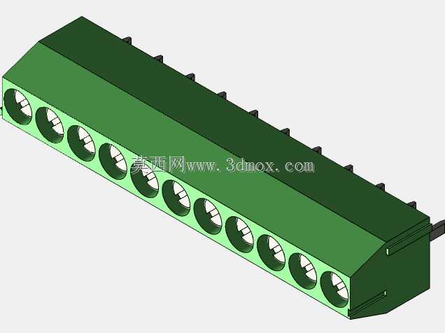 KiCAD的PCB接线板间距3.5mm
