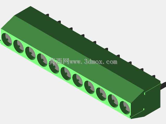 KiCAD的PCB接线板间距3.5mm