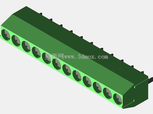 KiCAD的PCB接线板间距3.5mm