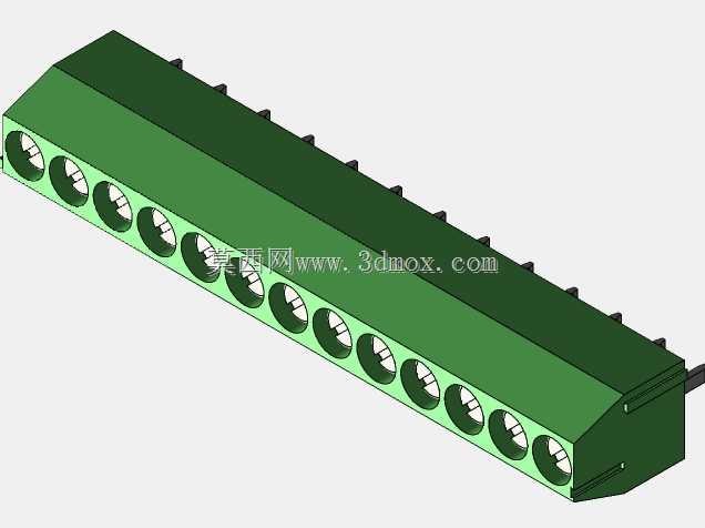 KiCAD的PCB接线板间距3.5mm