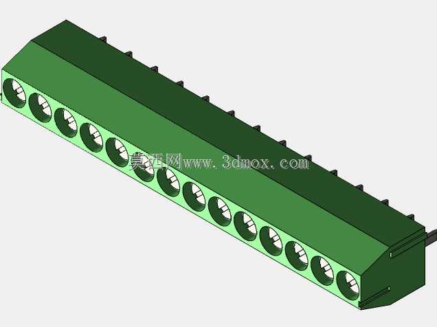 KiCAD的PCB接线板间距3.5mm