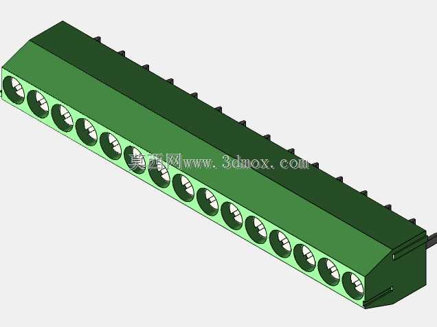 KiCAD的PCB接线板间距3.5mm
