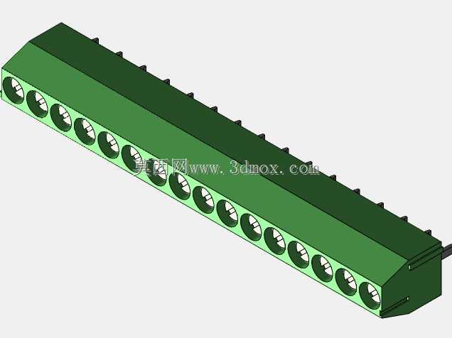 KiCAD的PCB接线板间距3.5mm