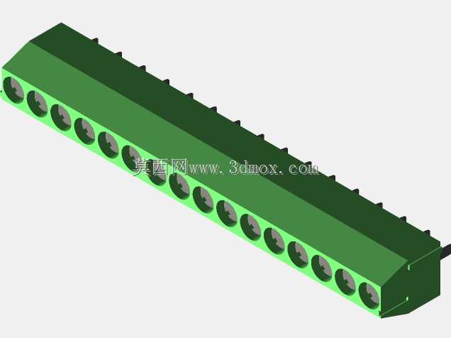 KiCAD的PCB接线板间距3.5mm