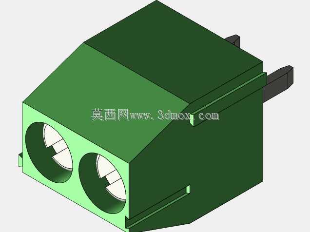 KiCAD的PCB接线板间距3.5mm