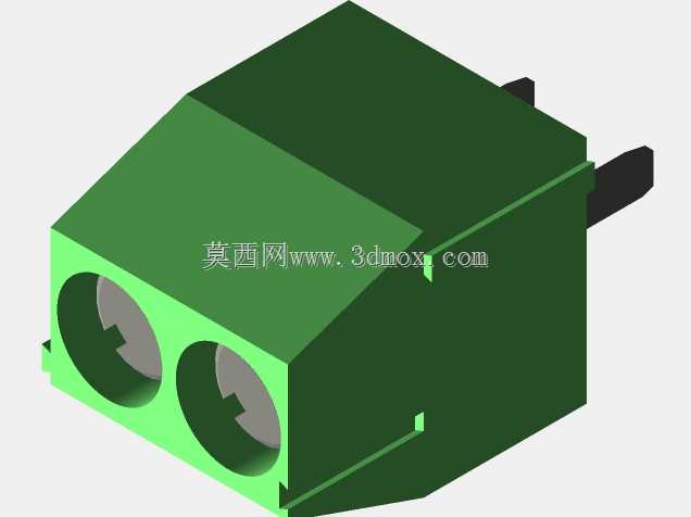 KiCAD的PCB接线板间距3.5mm